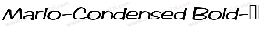 Marlo-Condensed Bold字体转换